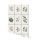 Botanical Grid Wallpaper