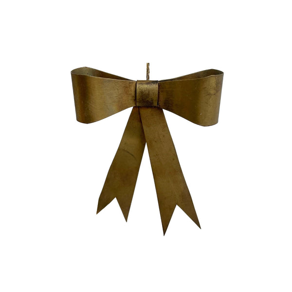 Brass Bow Ornament