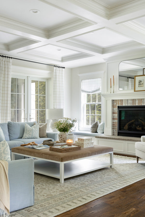 Linden Plaid in Natural Drapery Panel