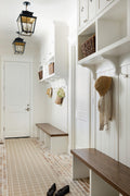 Windowpane Rug in Beige