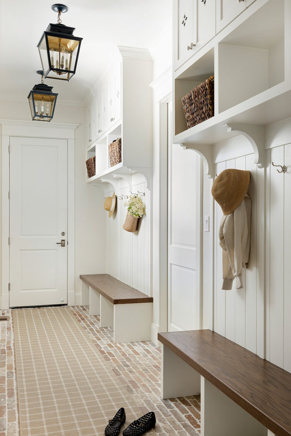 Windowpane Rug in Beige