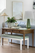 White Rattan Lattice Planter