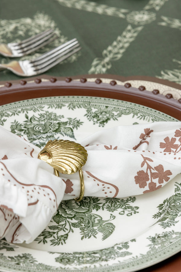 Côte Napkin Ring - Polished Gold
