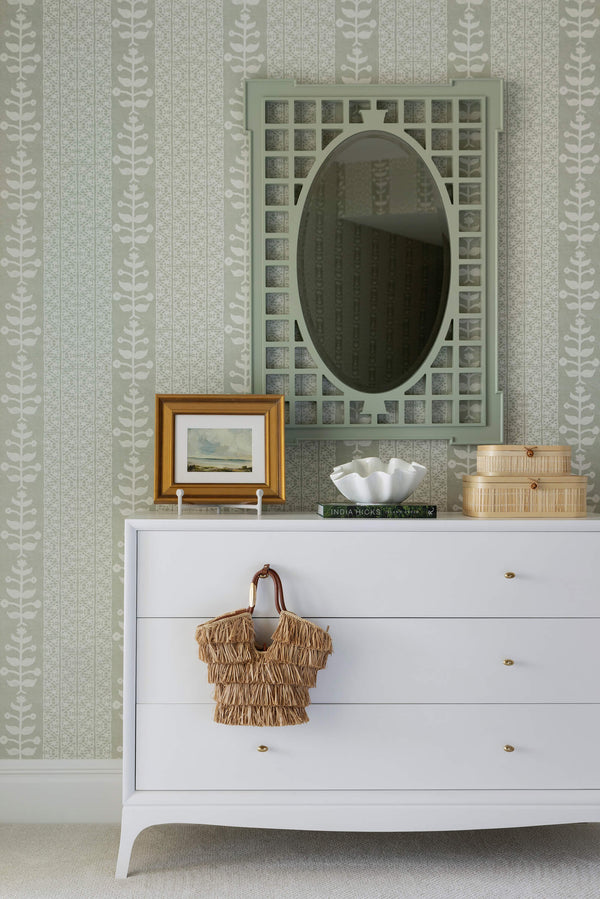 Garden Mirror in Sage