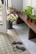 Windowpane Rug in Beige
