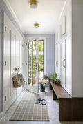 Windowpane Rug in Beige