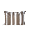 Broad Street Stripe Pillow in Latte