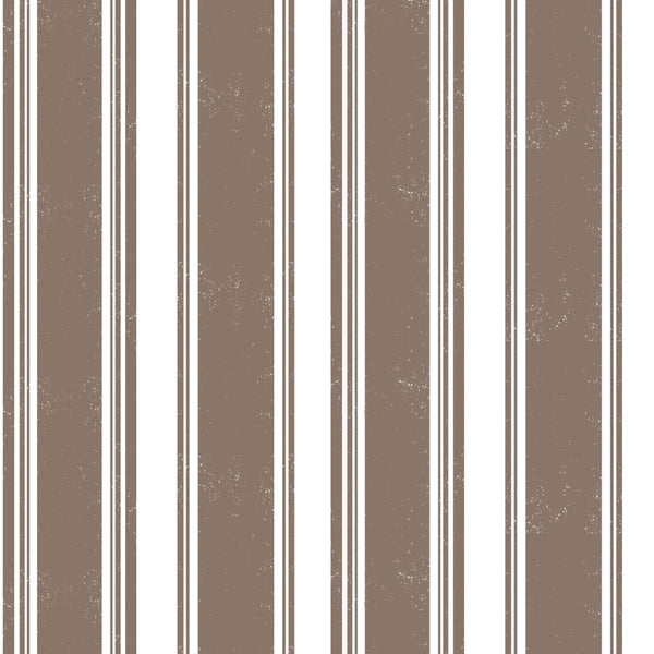 Broad Street Stripe Fabric in Latte