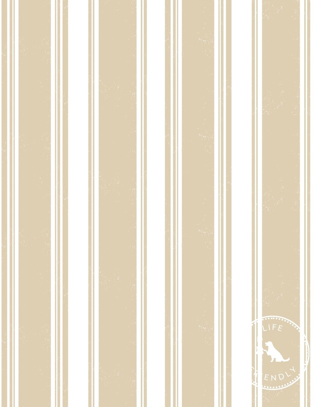 Broad Street Stripe Fabric in Natural