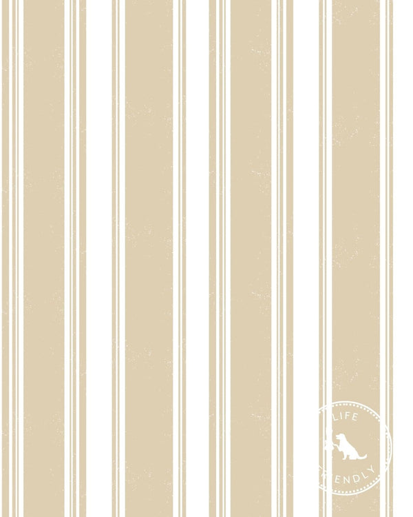 Broad Street Stripe Fabric in Natural