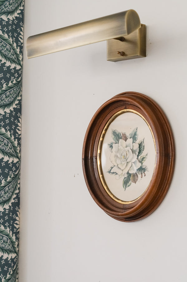Oval Magnolia Bloom Art