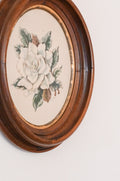 Oval Magnolia Bloom Art