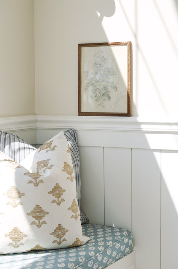 Framed French Rose Sketch