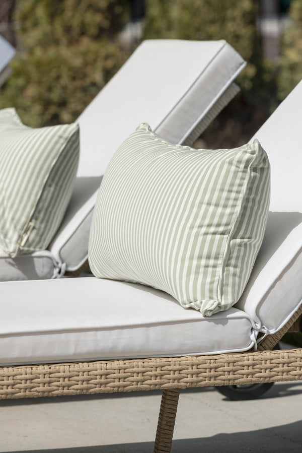 Savannah Outdoor Pillow in Sage