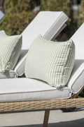 Jenna Outdoor Chaise in Beige