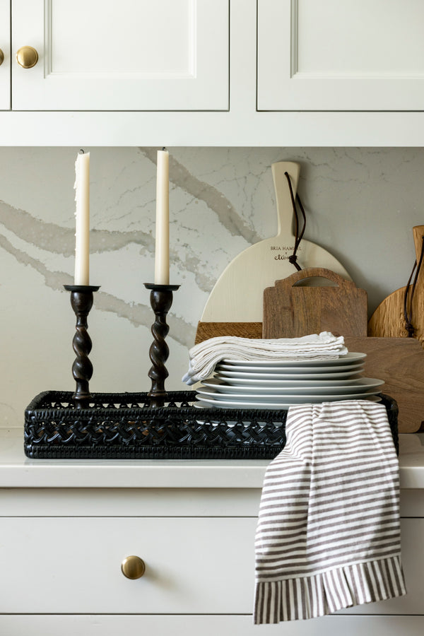 Elodie Kitchen Towels in Cocoa