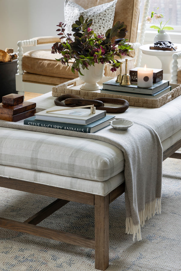 Latte Cashmere Throw