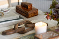 Small Dark Burlwood Box