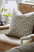 Abbey Leather Spool Chair