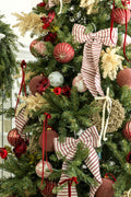 Holly Stripe Bow