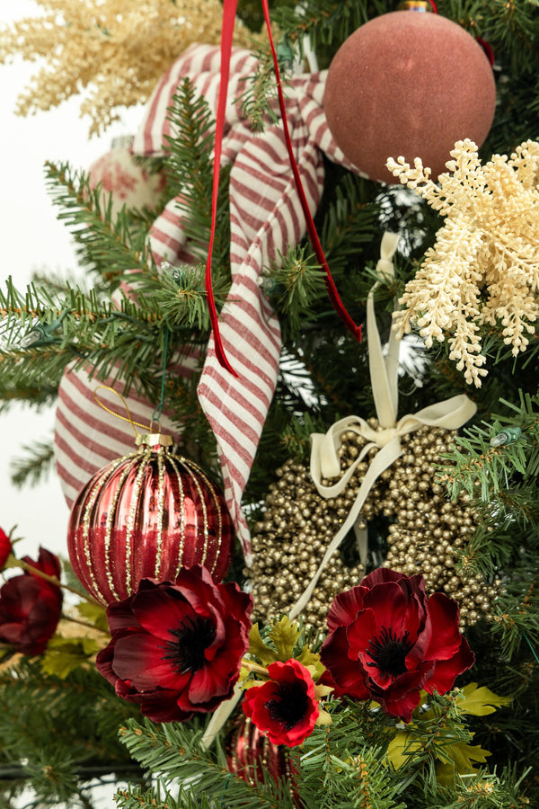 Burgundy Ball Ornament