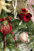 Scarlet Toile Ornament