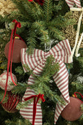 Holly Stripe Bow