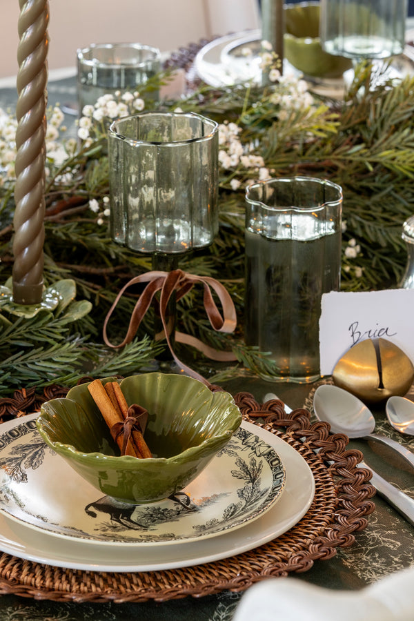 Moss Oversized Twist Candle