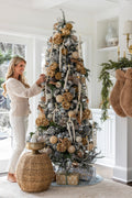 Pre-Lit Utah Fir Flocked Tree