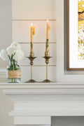 Brass Bloom Candlestick