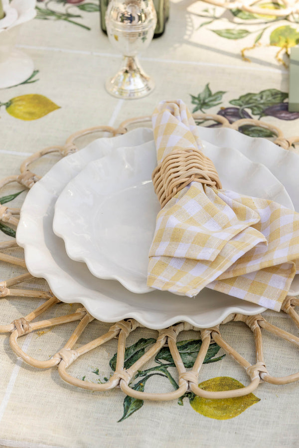 Gingham Check Napkin, Set of 4