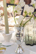 Palmetto Taper Candle Holder - White