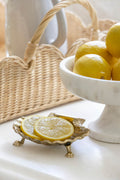 Coastal Brass Shell Dish