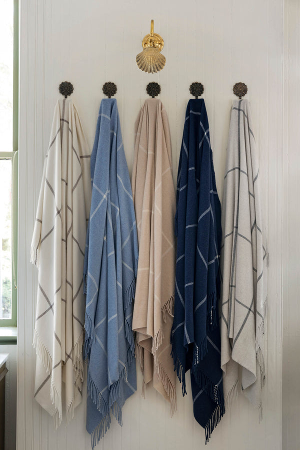 Scalloped Brass Wall Hook