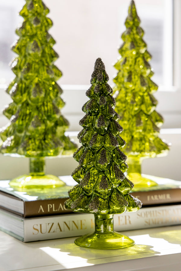 Emerald Glass Tree - Small
