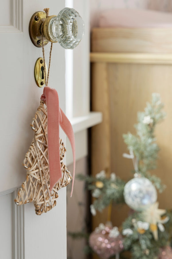 3/4" Velvet Ribbon in Soft Rose