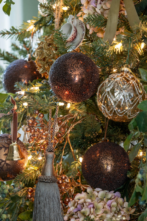 Copper Beaded Ornament