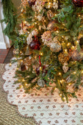 Gold Flower Ball Ornament
