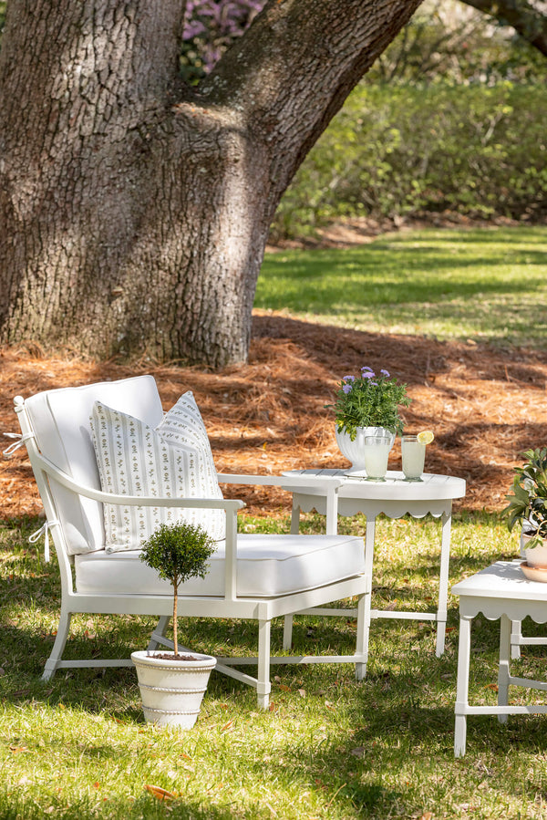 Ruthie Stripe Pillow in Natural