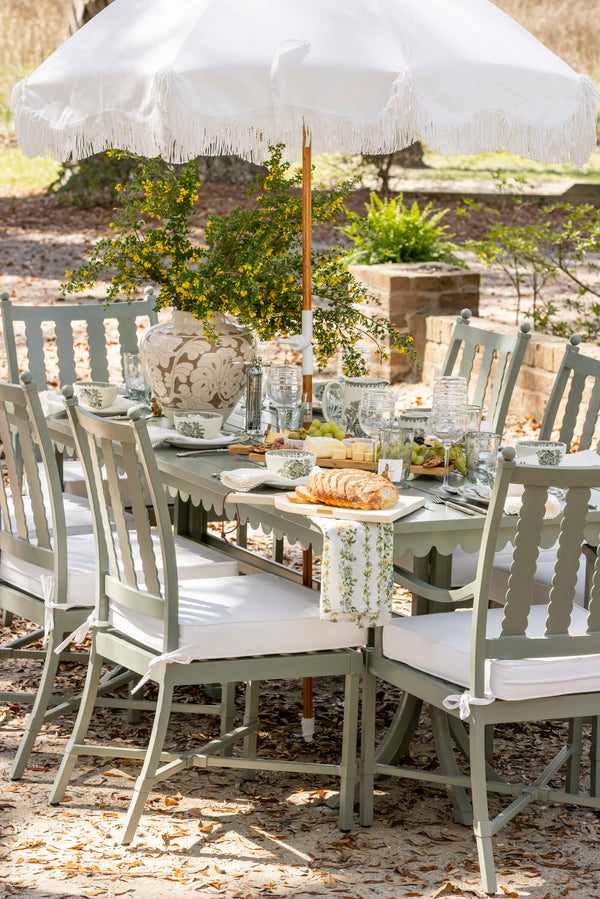 Riviera Dining Table in Sage