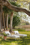 Riviera Chaise Lounge in Alabaster