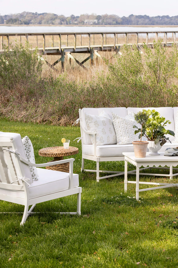 Riviera Sofa in Alabaster