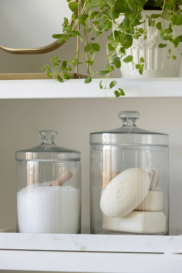 Small Simple Glass Canister