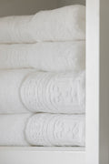 Piazza Towel Collection in White