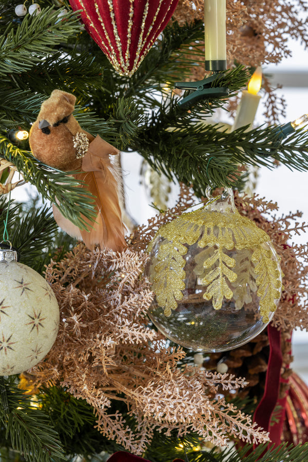 Camel Feather Bird Ornament Set