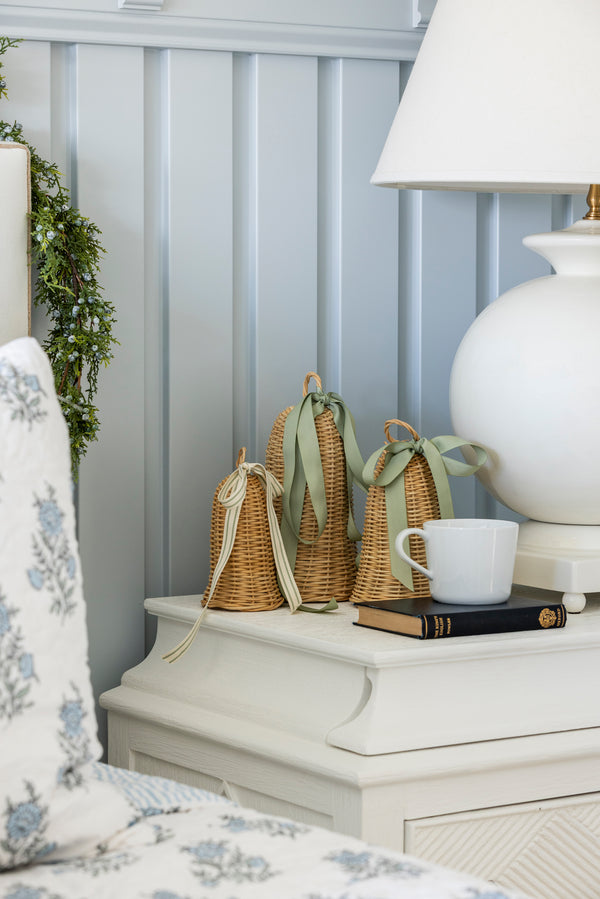 Rattan Bells, Set of 3