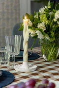 Ivory Twisted Taper Candle Set