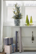Provence Floral Pot - Grey