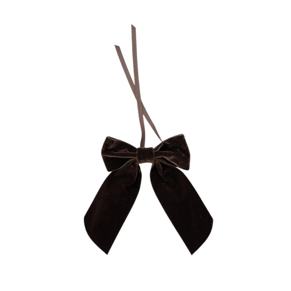 Brown Velvet Napkin Bow