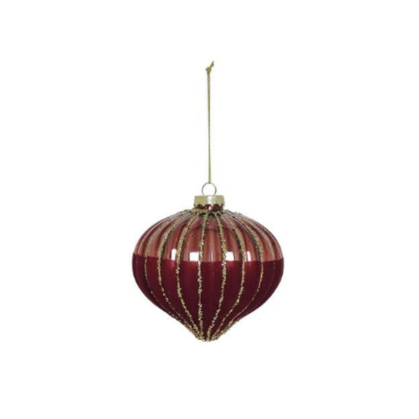 Burgundy Sphere Ornament